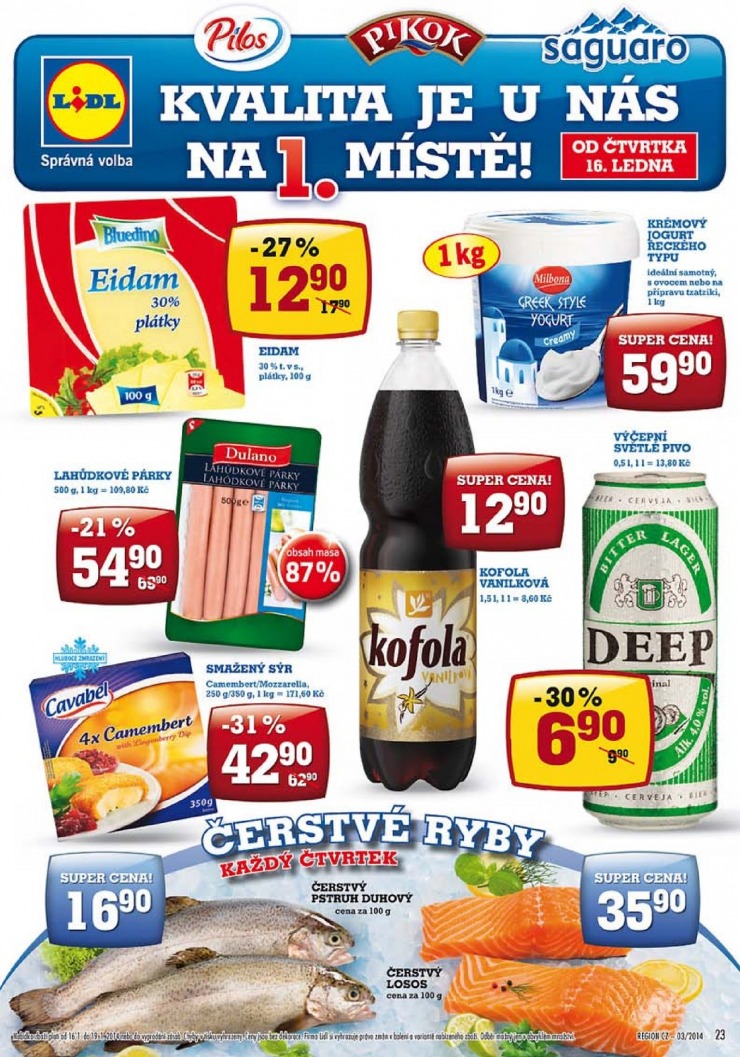 let�k Lidl Ak�n� nab�dka od 13.1.2014 strana 1