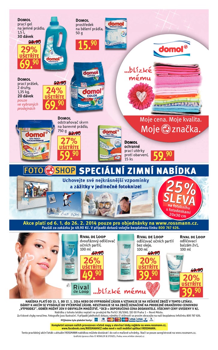 leták Rossmann Leták od 13.1.2014 strana 1 leták Rossmann Leták od 13.1.2014 strana 1