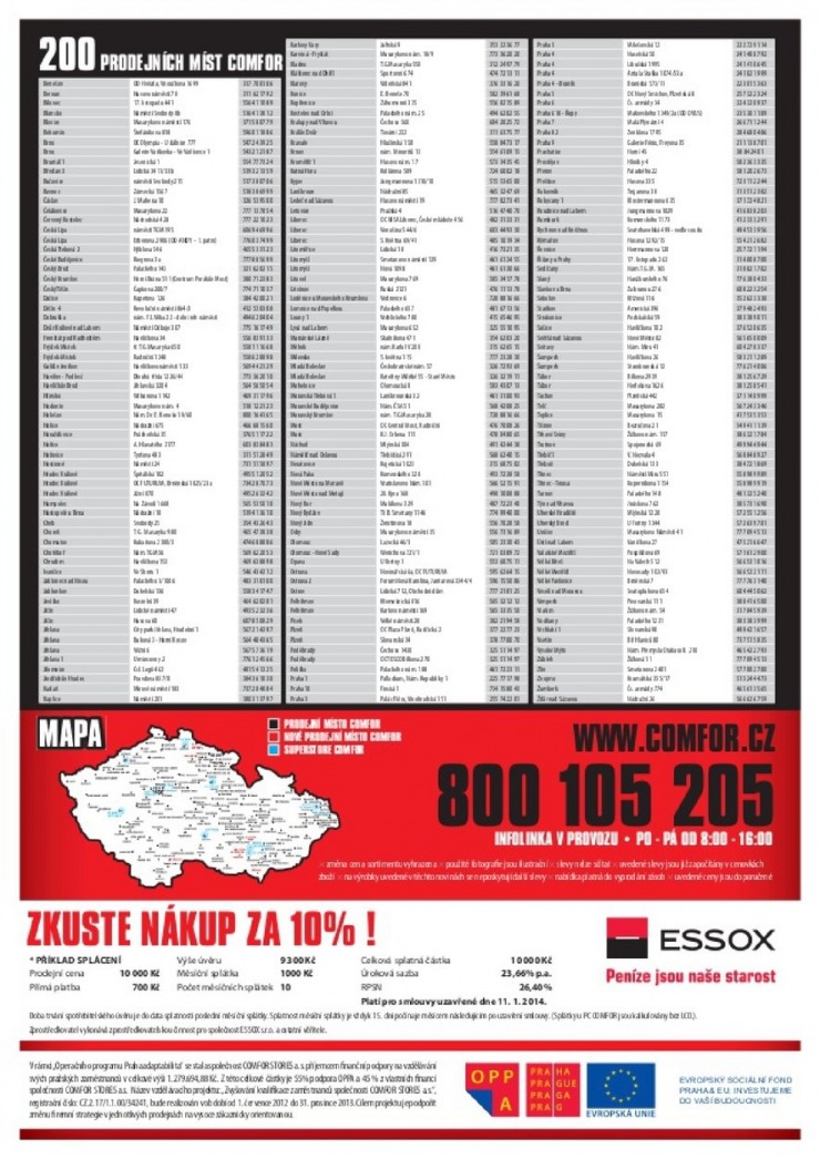 leták Comfor katalog od 11.1.2014 strana 1 leták Comfor katalog od 11.1.2014 strana 1