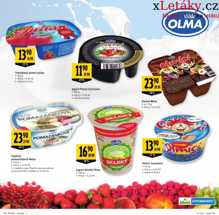 leták Albert Hypermarket - značkové výrobky leták strana 1 leták Albert Hypermarket - značkové výrobky leták strana 1