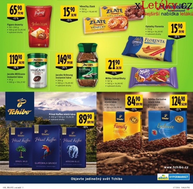 leták Albert Hypermarket - značkové výrobky leták strana 1 leták Albert Hypermarket - značkové výrobky leták strana 1