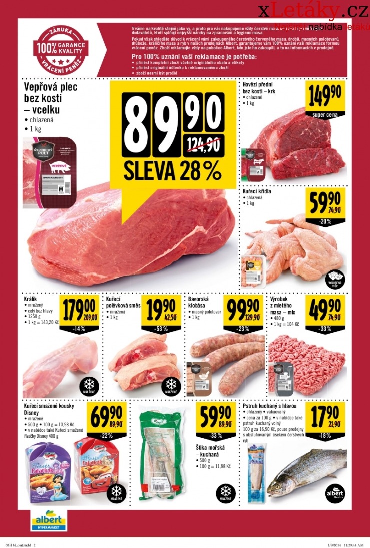 leták Albert Hypermarket akční leták strana 1 leták Albert Hypermarket akční leták strana 1