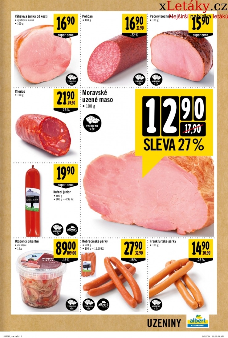 leták Albert Hypermarket akční leták strana 1 leták Albert Hypermarket akční leták strana 1