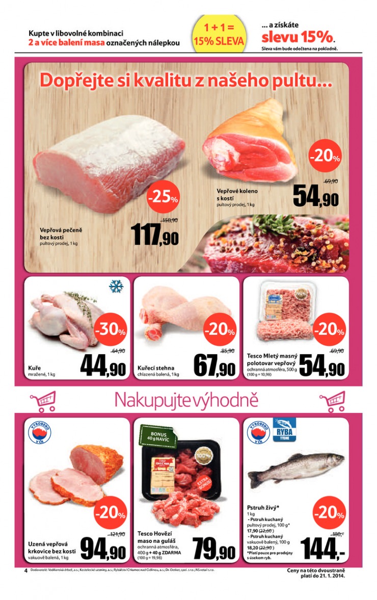 leták Tesco obchody Extra od 15.1.2014 strana 1 leták Tesco obchody Extra od 15.1.2014 strana 1