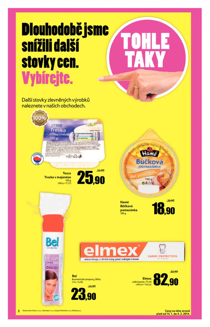 leták Tesco malé hypermarkety od 15.1.2014 strana 1 leták Tesco malé hypermarkety od 15.1.2014 strana 1