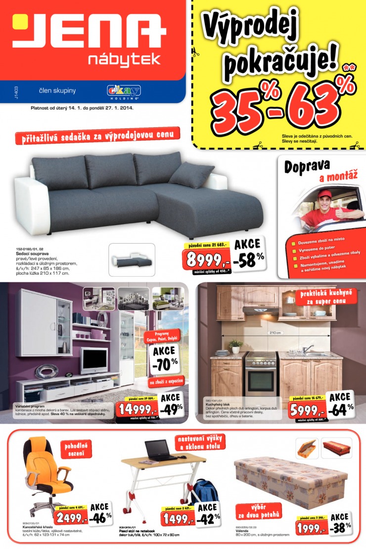 letk Jena nbytek Aktuln letk od 14.1.2014 strana 1