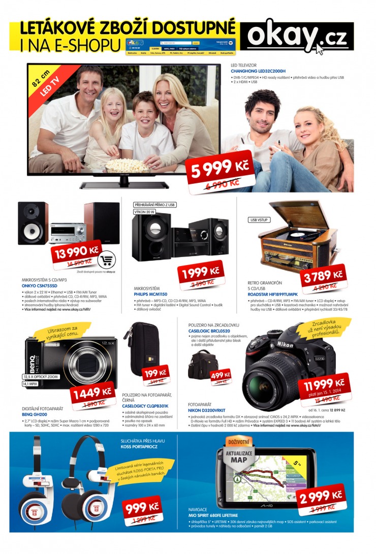 leták Okay Aktuální leták od 15.1.2014 strana 1 leták Okay Aktuální leták od 15.1.2014 strana 1
