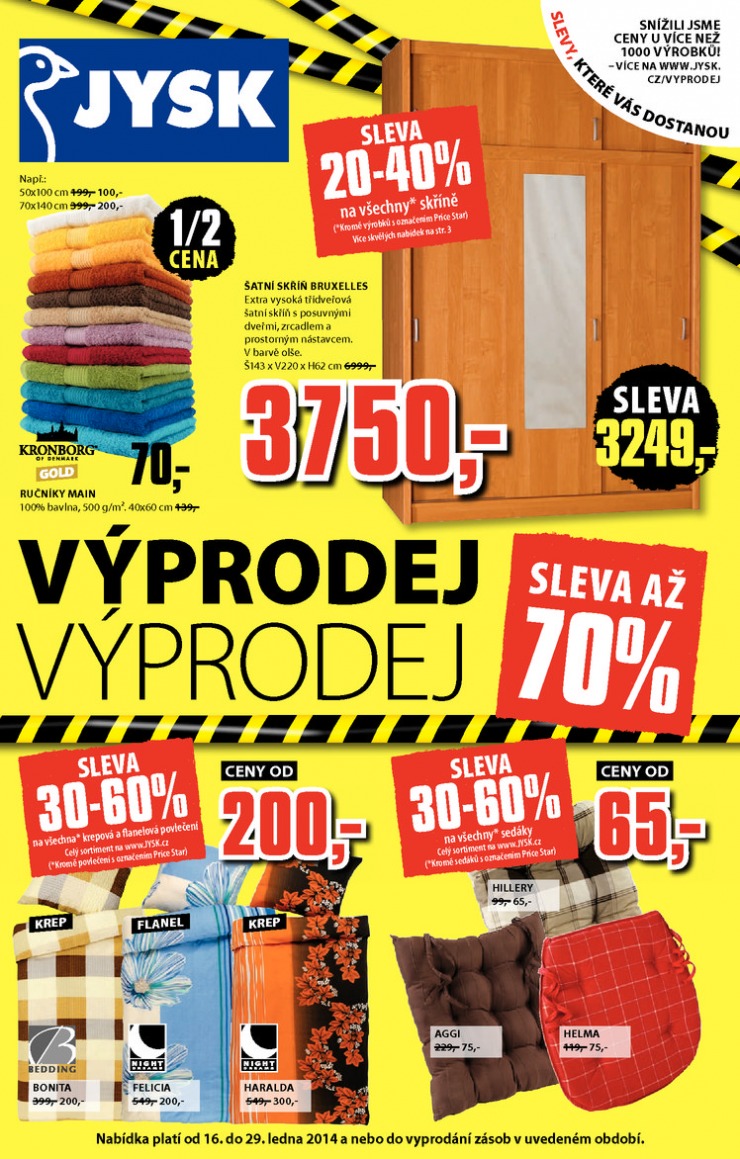 letk Jysk Nabdka tdne od 16.1.2014 strana 1