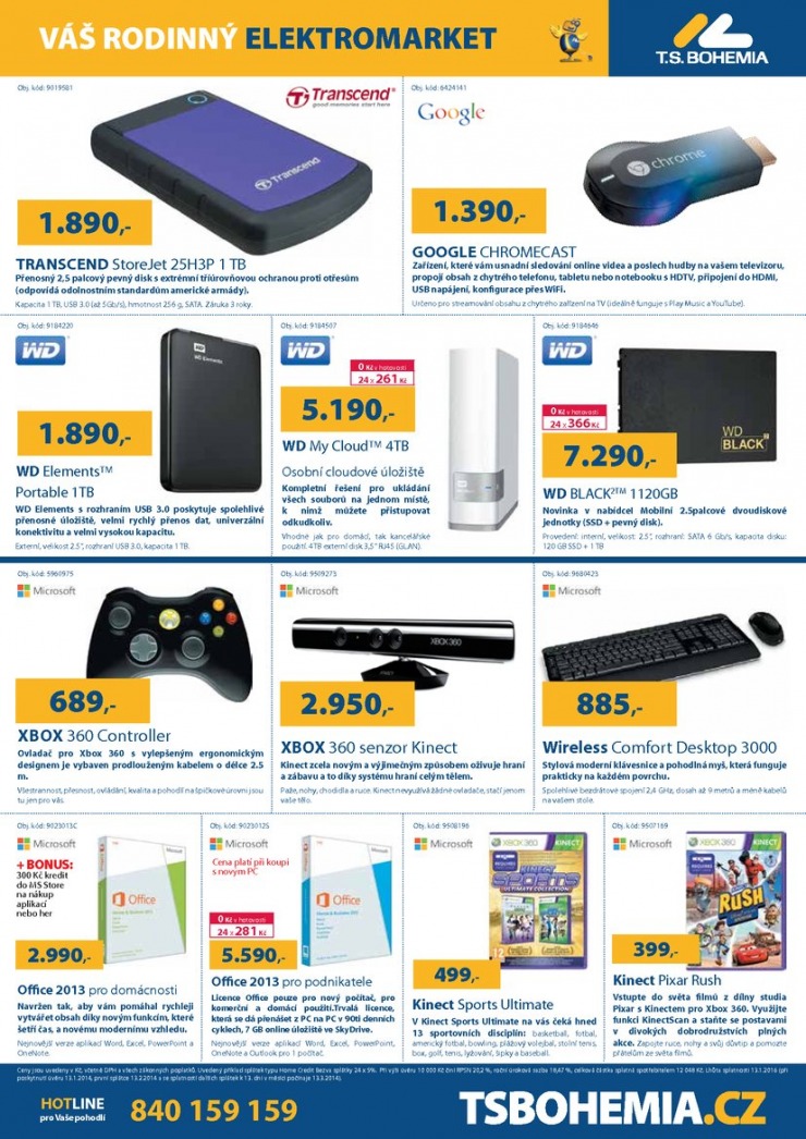 leták T.S. Bohemia Virtuální katalog od 20.1.2014 strana 1 leták T.S. Bohemia Virtuální katalog od 20.1.2014 strana 1