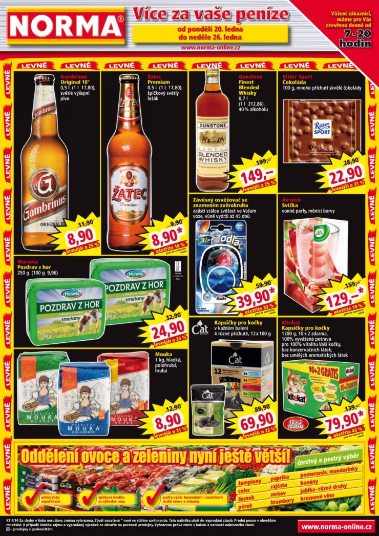 letk Norma Aktuln letk od 20.1.2014 strana 1