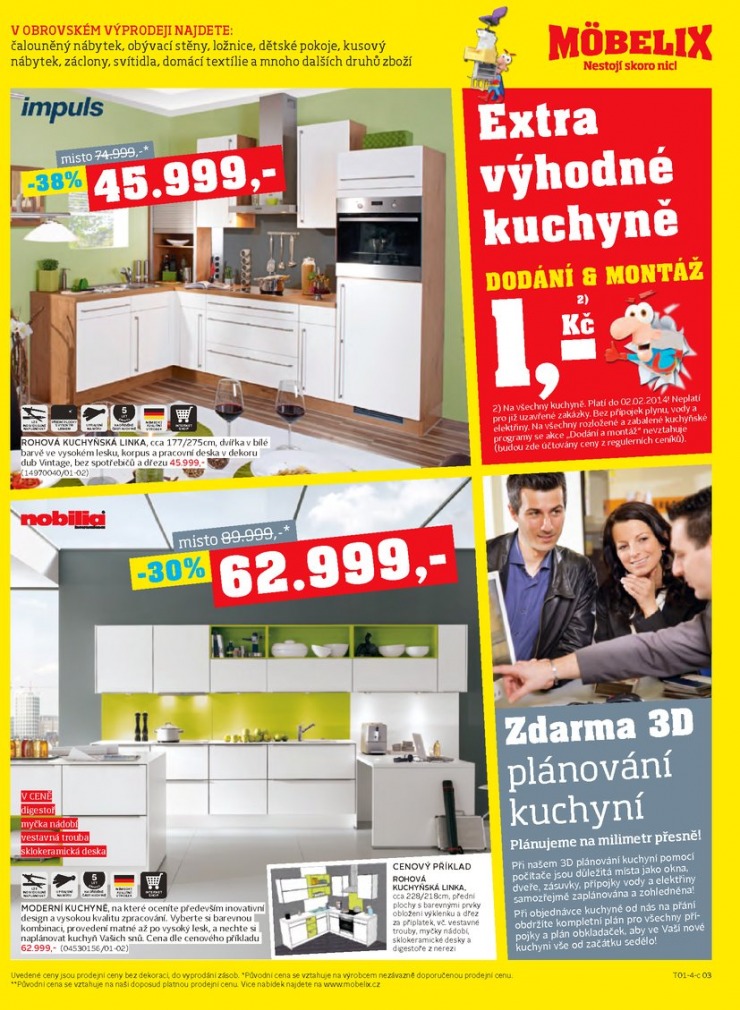 leták Mobelix Aktuální prospekt od 20.1.2014 strana 1 leták Mobelix Aktuální prospekt od 20.1.2014 strana 1