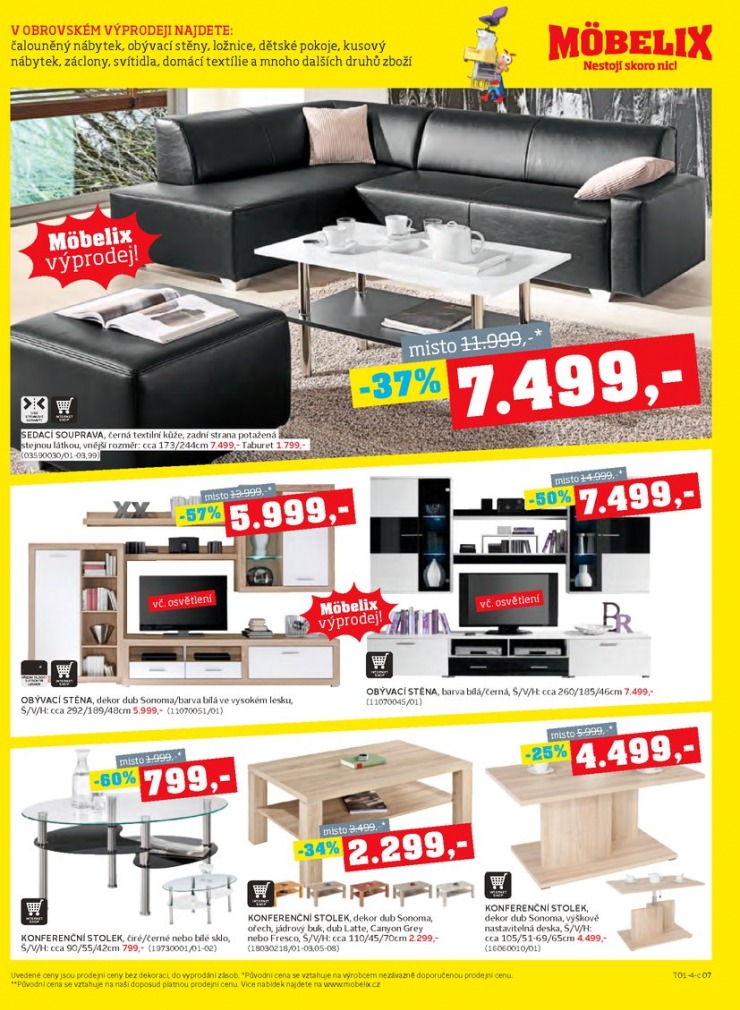 let�k Mobelix Aktu�ln� prospekt od 20.1.2014 strana 1