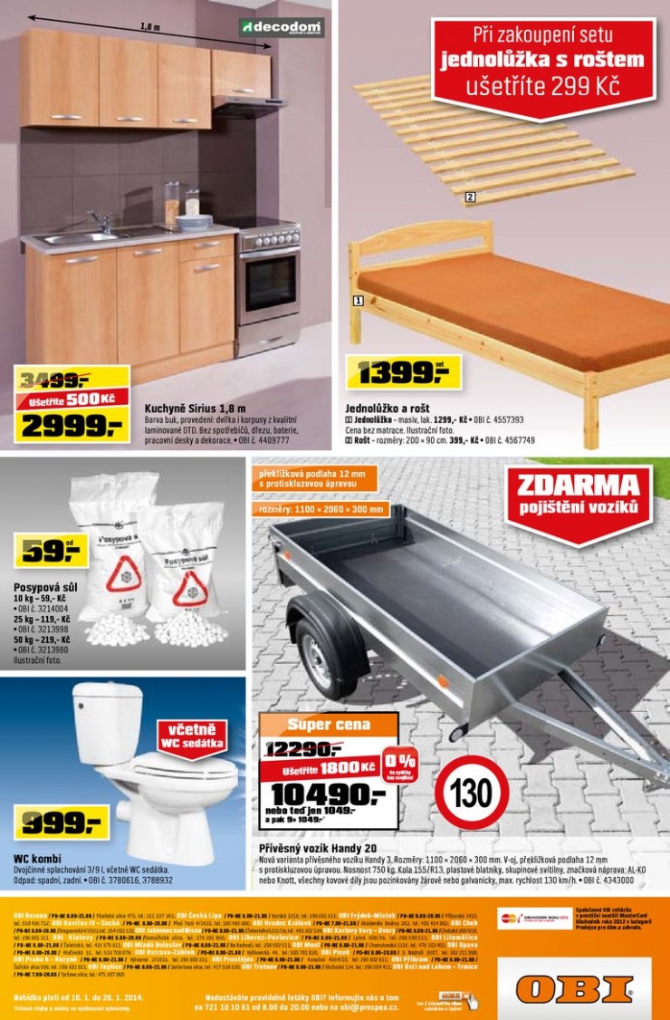 leták OBI Aktuální leták od 16.1.2014 strana 1 leták OBI Aktuální leták od 16.1.2014 strana 1