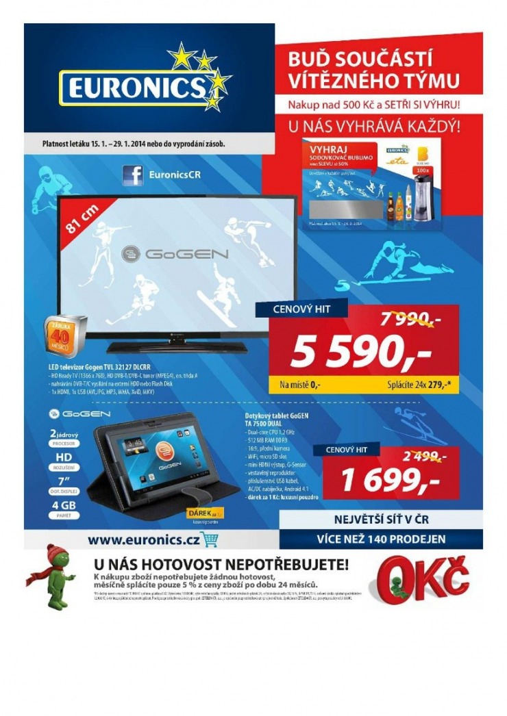letk Euronics Aktuln letk od 15.1.2014 strana 1