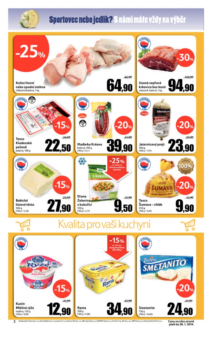 leták Tesco supermarkety od 22.1.2014 strana 1 leták Tesco supermarkety od 22.1.2014 strana 1