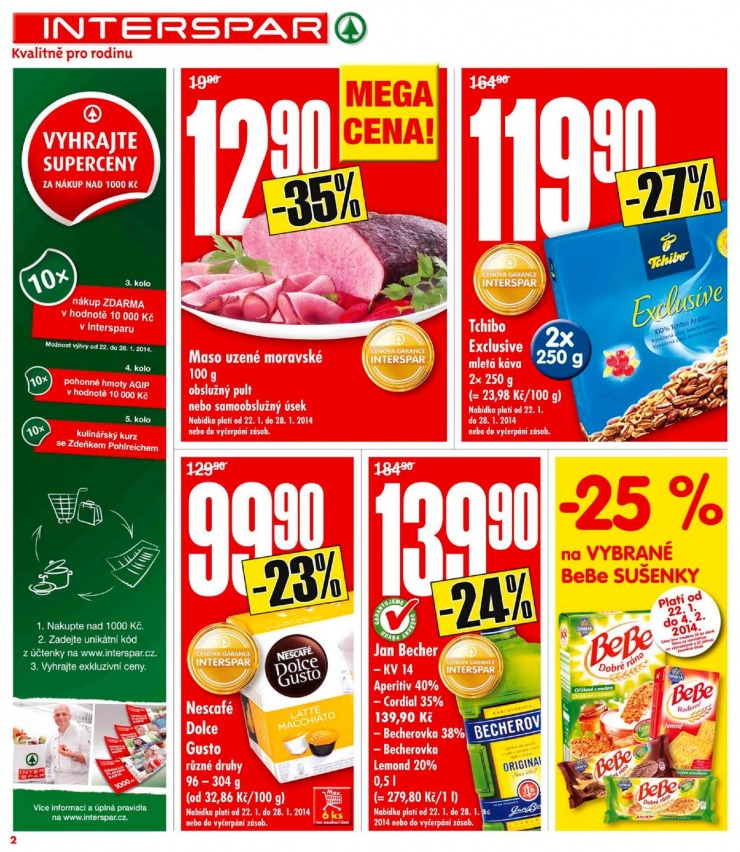 leták Interspar Akční nabídka od 22.1.2014 strana 1 leták Interspar Akční nabídka od 22.1.2014 strana 1