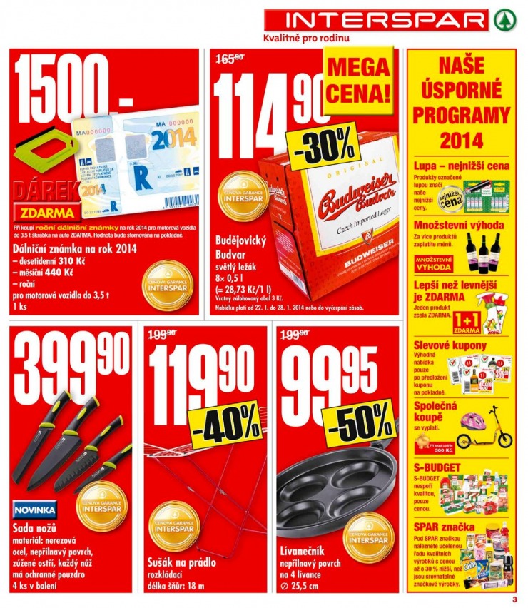 leták Interspar Akční nabídka od 22.1.2014 strana 1 leták Interspar Akční nabídka od 22.1.2014 strana 1