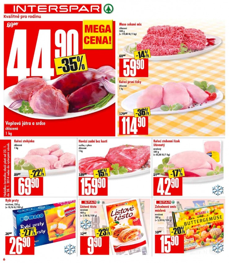 leták Interspar Akční nabídka od 22.1.2014 strana 1 leták Interspar Akční nabídka od 22.1.2014 strana 1