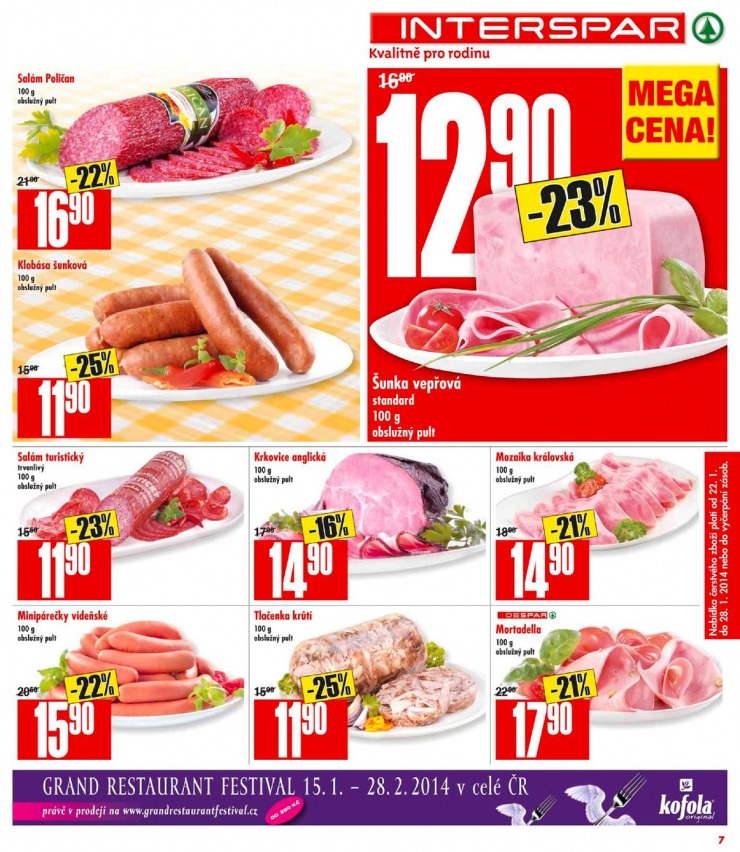 leták Interspar Akční nabídka od 22.1.2014 strana 1 leták Interspar Akční nabídka od 22.1.2014 strana 1