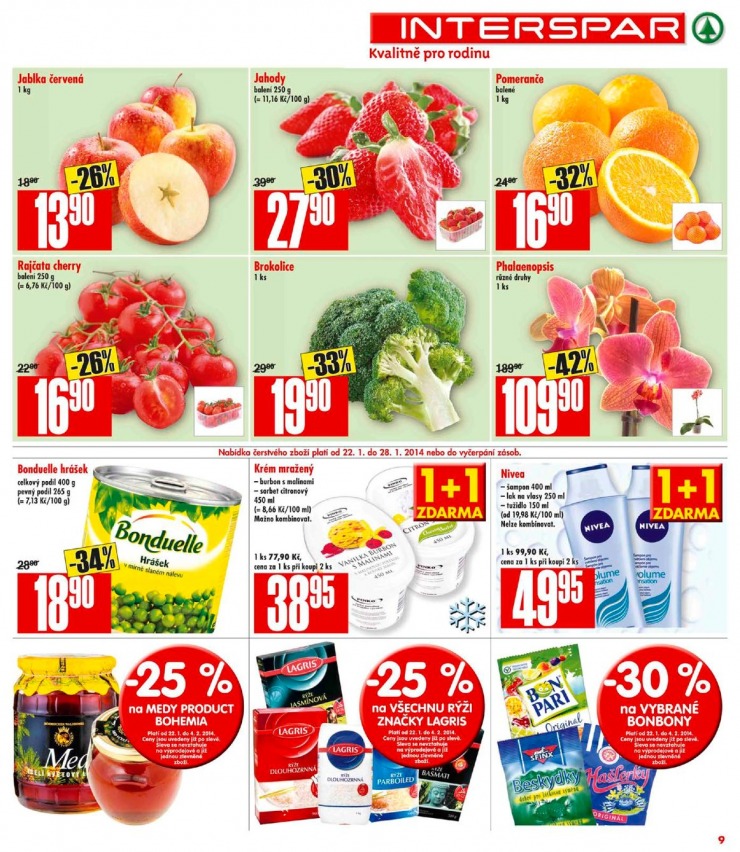 leták Interspar Akční nabídka od 22.1.2014 strana 1 leták Interspar Akční nabídka od 22.1.2014 strana 1