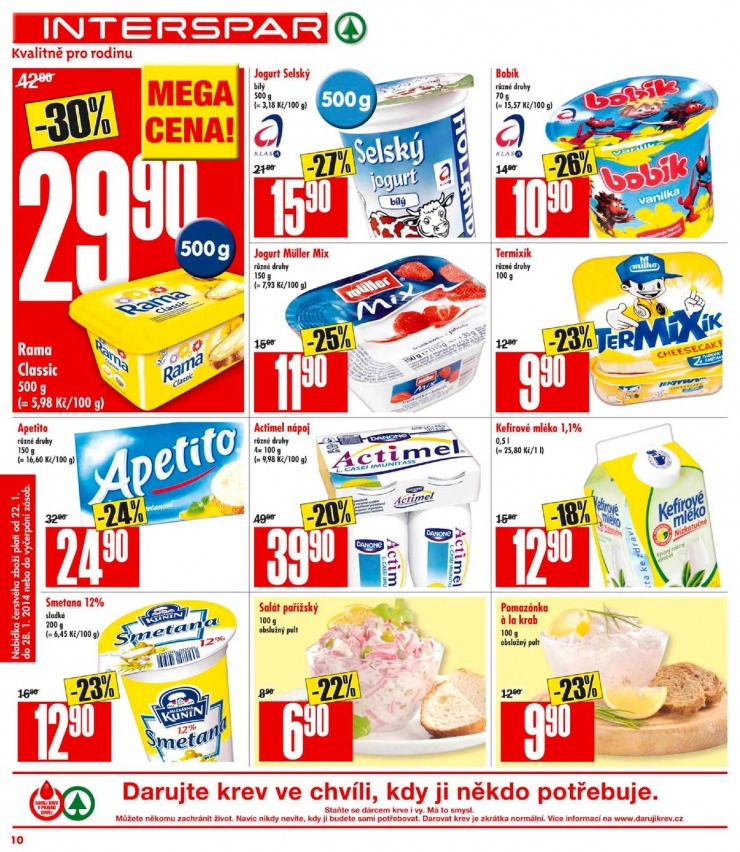 leták Interspar Akční nabídka od 22.1.2014 strana 1 leták Interspar Akční nabídka od 22.1.2014 strana 1