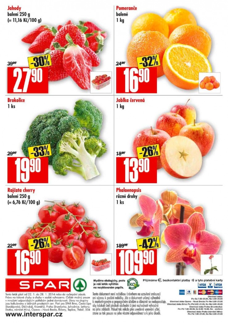 leták Interspar nabídka Spar od 22.1.2014 strana 1 leták Interspar nabídka Spar od 22.1.2014 strana 1