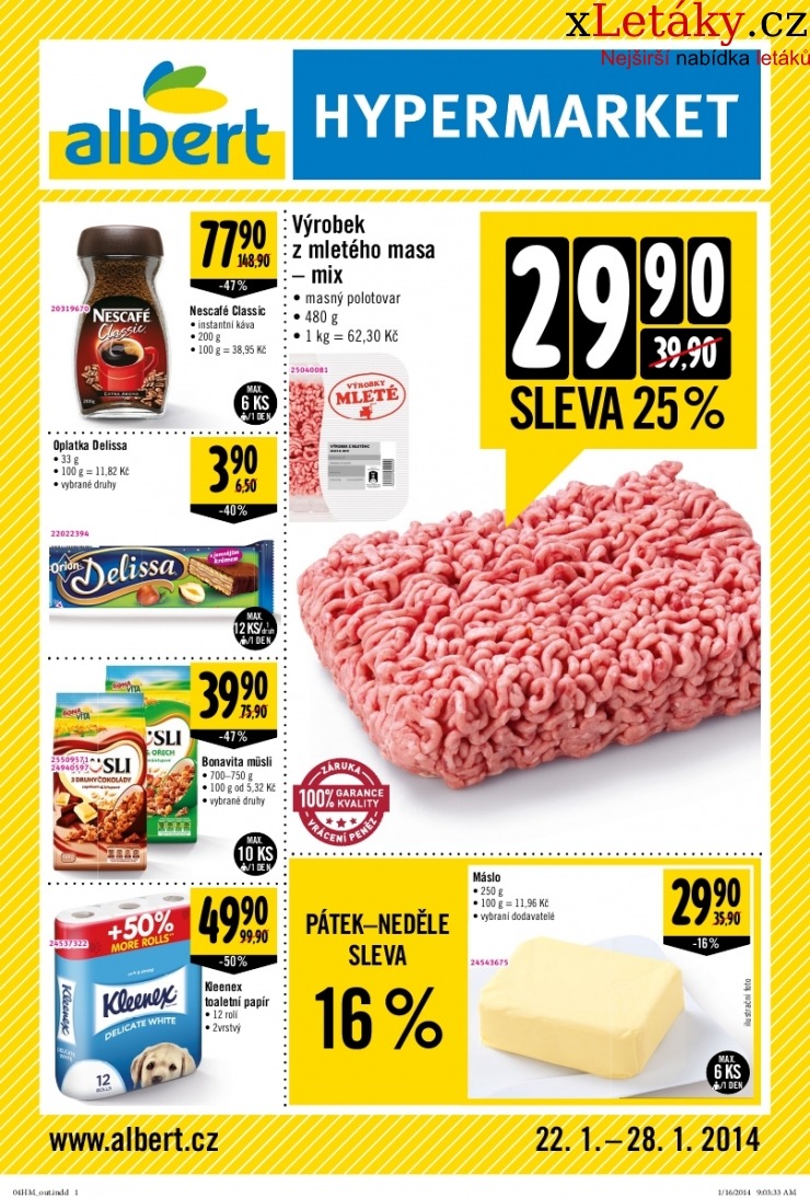 leták Albert Hypermarket akční leták strana 1 leták Albert Hypermarket akční leták strana 1