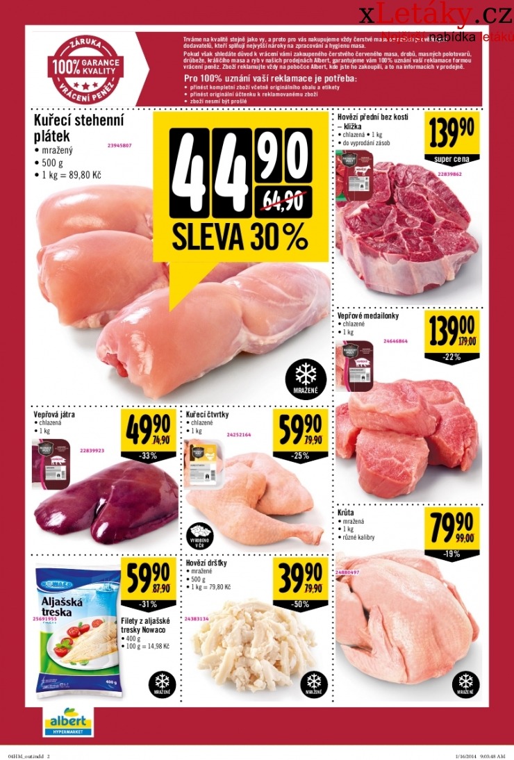 leták Albert Hypermarket akční leták strana 1 leták Albert Hypermarket akční leták strana 1