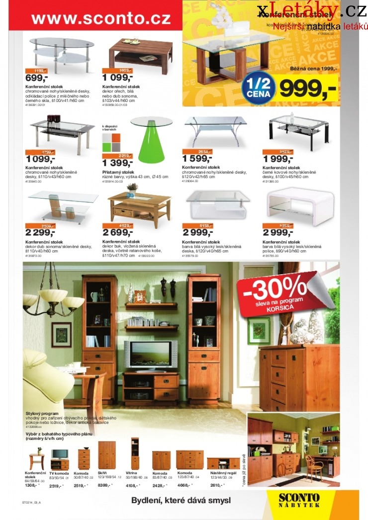 leták Sconto nábytek leták strana 1 leták Sconto nábytek leták strana 1