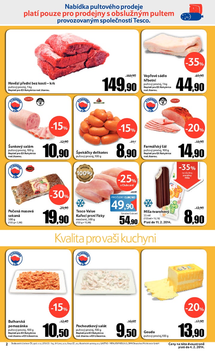 leták Tesco Expres obchody od 29.1.2014 strana 1 leták Tesco Expres obchody od 29.1.2014 strana 1
