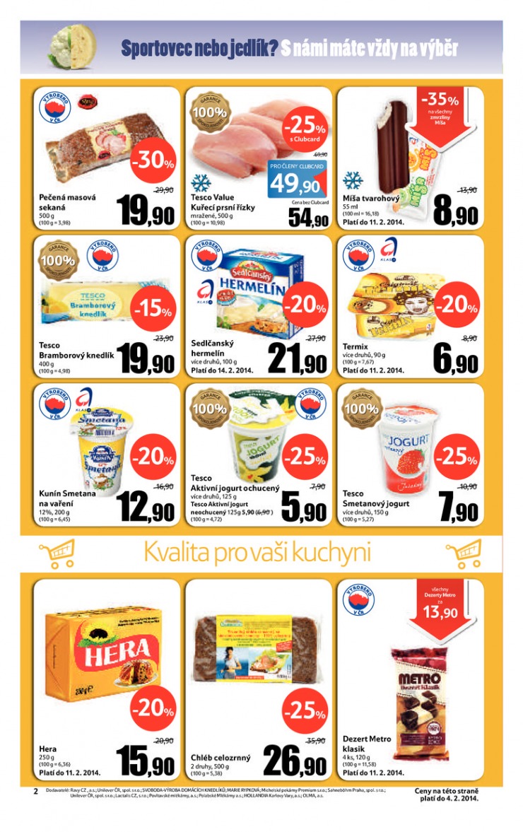 leták Tesco supermarkety od 29.1.2014 strana 1 leták Tesco supermarkety od 29.1.2014 strana 1