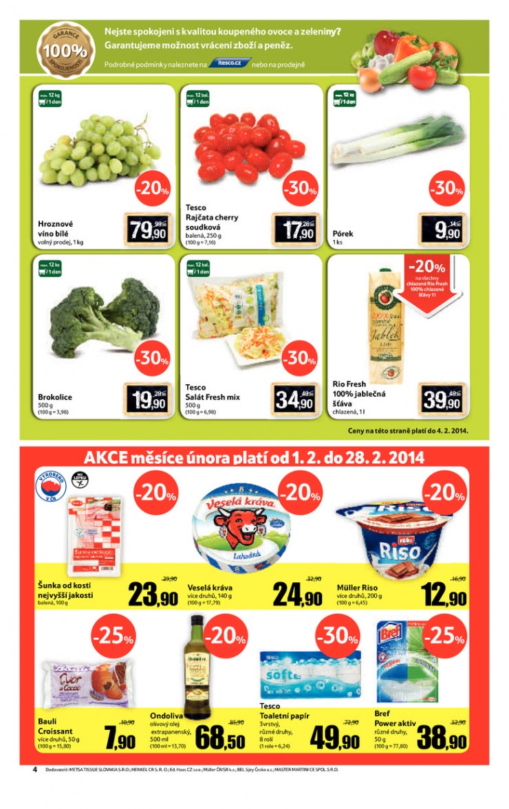 leták Tesco supermarkety od 29.1.2014 strana 1 leták Tesco supermarkety od 29.1.2014 strana 1