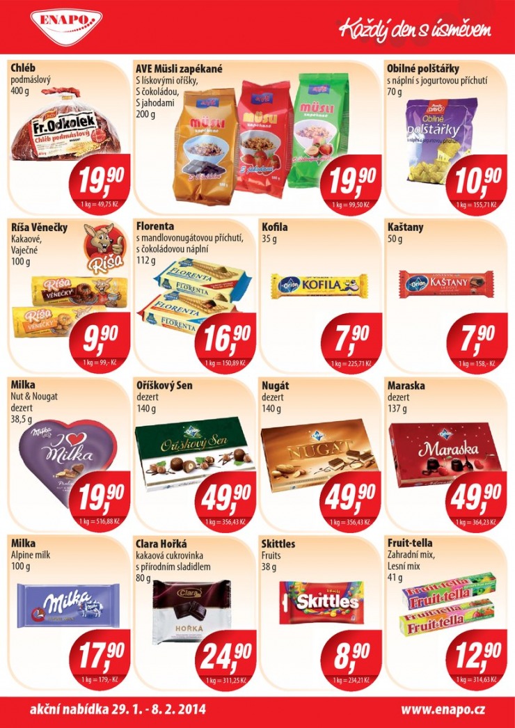 leták Enapo Akční leták od 29.1.2014 strana 1 leták Enapo Akční leták od 29.1.2014 strana 1