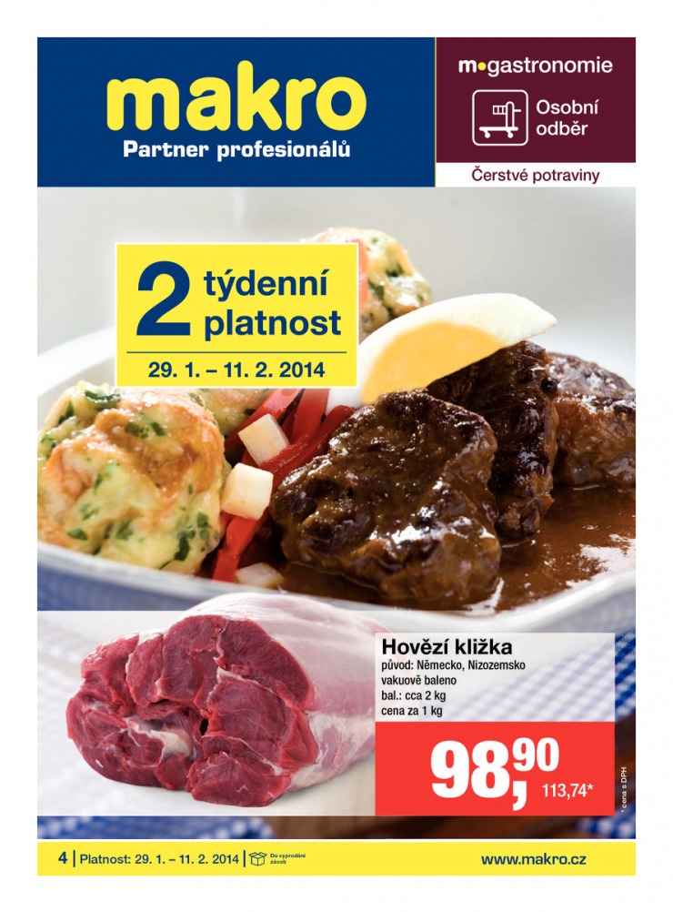 letk Makro Gastronomie erstv od 29.1.2014 strana 1