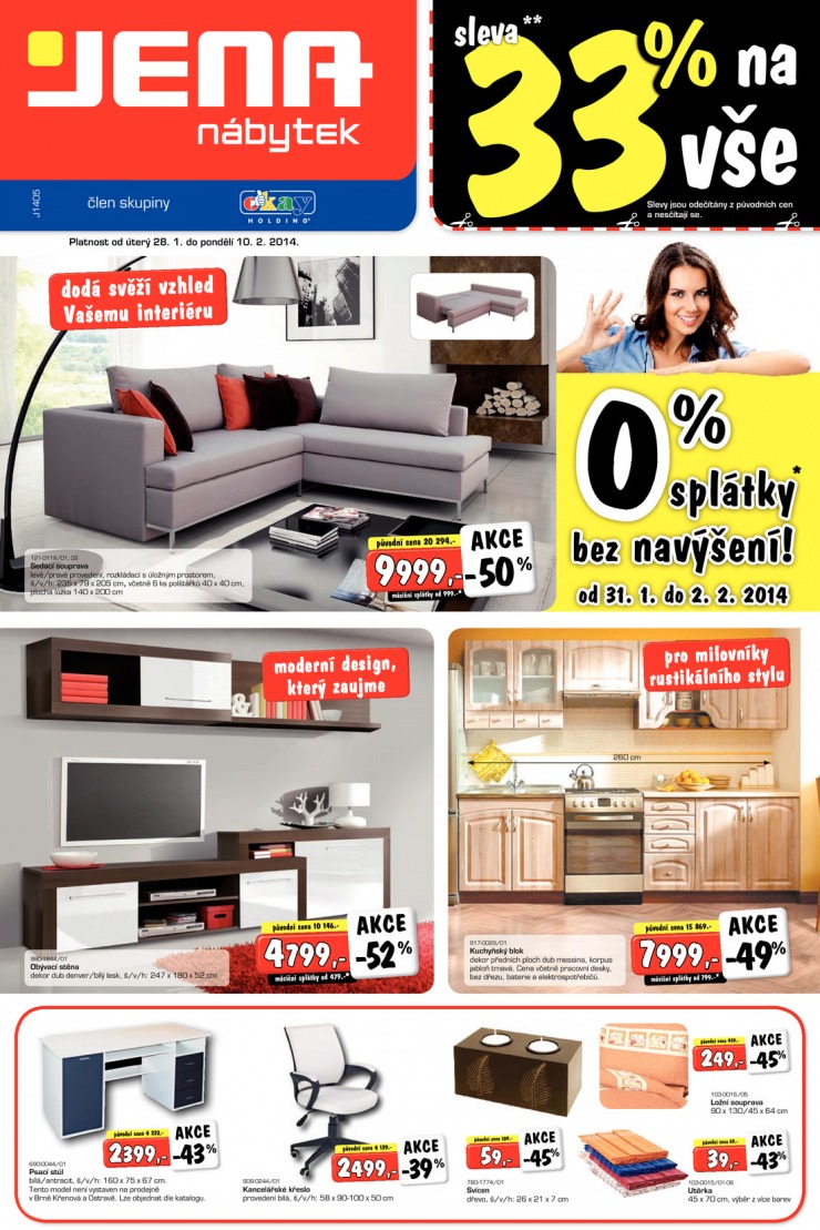 letk Jena nbytek Aktuln letk od 28.1.2014 strana 1