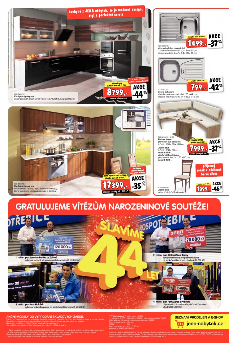 leták Jena nábytek Aktuální leták od 28.1.2014 strana 1 leták Jena nábytek Aktuální leták od 28.1.2014 strana 1