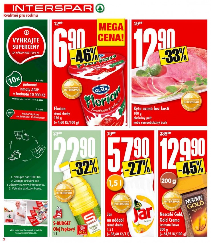 leták Interspar Akční nabídka od 29.1.2014 strana 1 leták Interspar Akční nabídka od 29.1.2014 strana 1