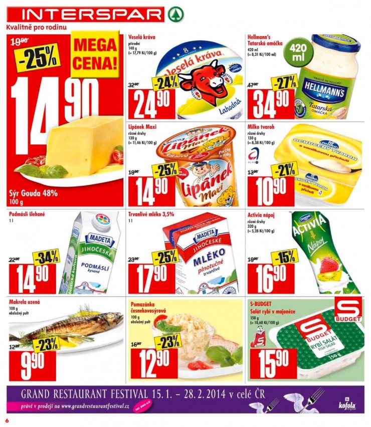 leták Interspar Akční nabídka od 29.1.2014 strana 1 leták Interspar Akční nabídka od 29.1.2014 strana 1