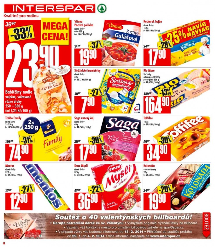leták Interspar Akční nabídka od 29.1.2014 strana 1 leták Interspar Akční nabídka od 29.1.2014 strana 1