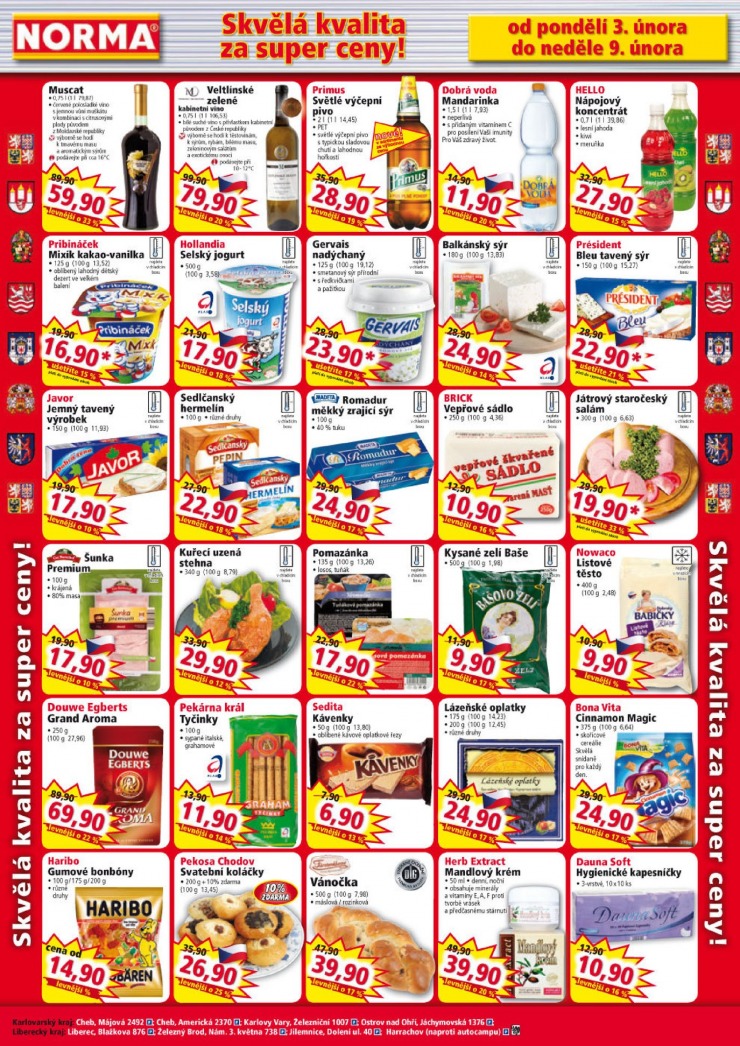 leták Norma Aktuální leták od 3.2.2014 strana 1 leták Norma Aktuální leták od 3.2.2014 strana 1