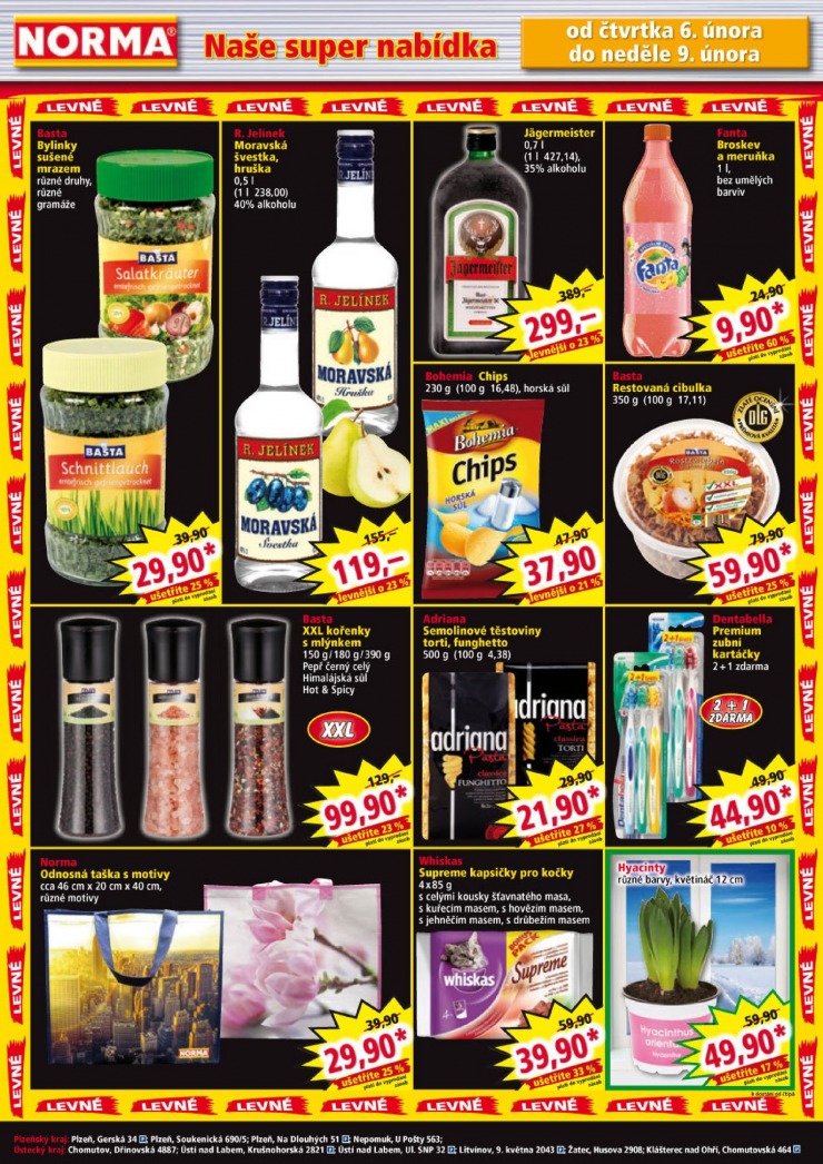 leták Norma Aktuální leták od 3.2.2014 strana 1 leták Norma Aktuální leták od 3.2.2014 strana 1