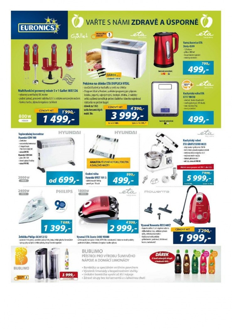 leták Euronics Aktuální leták od 29.1.2014 strana 1 leták Euronics Aktuální leták od 29.1.2014 strana 1