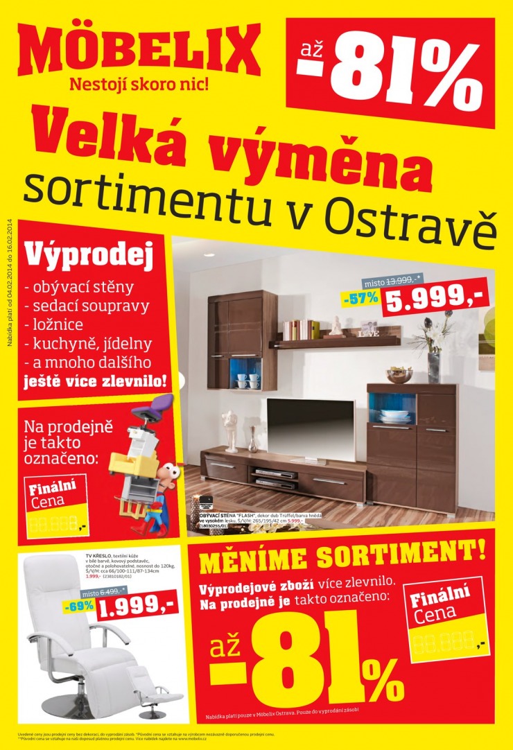letk Mobelix Aktuln prospekt od 4.2.2014 strana 1