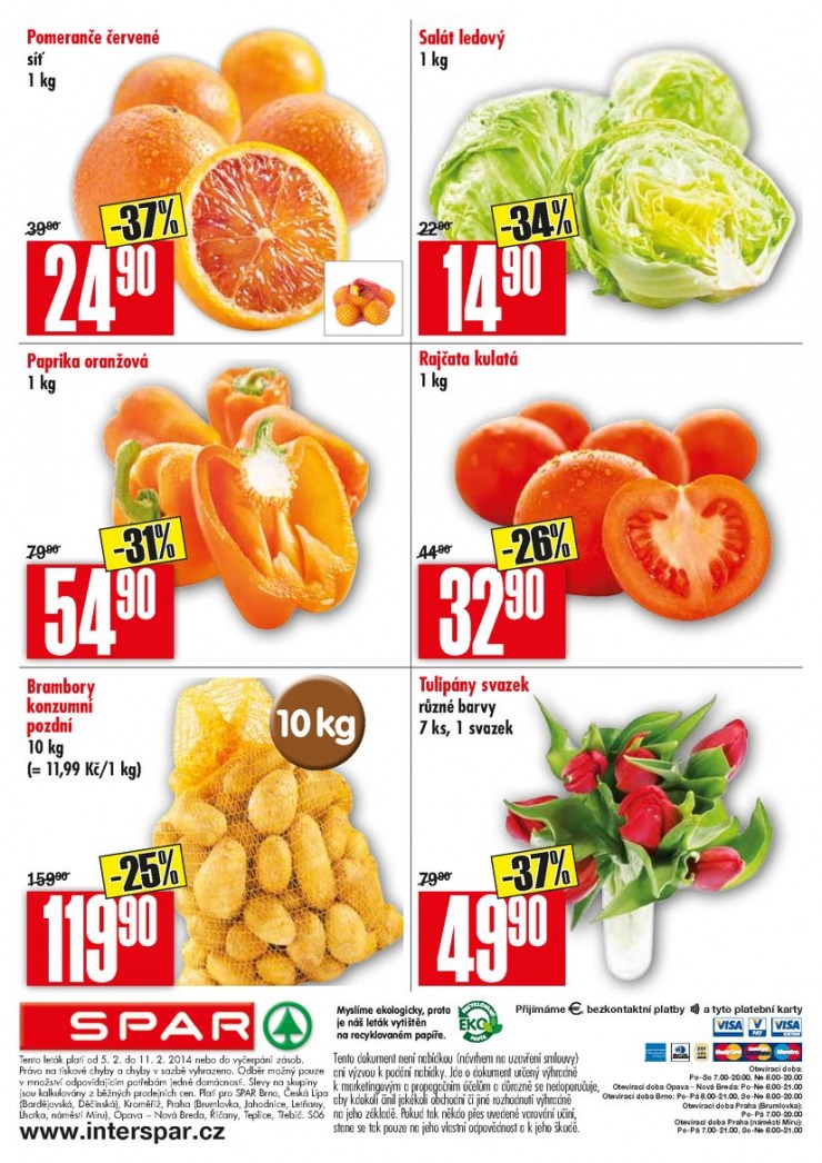 leták Interspar nabídka Spar od 5.2.2014 strana 1 leták Interspar nabídka Spar od 5.2.2014 strana 1