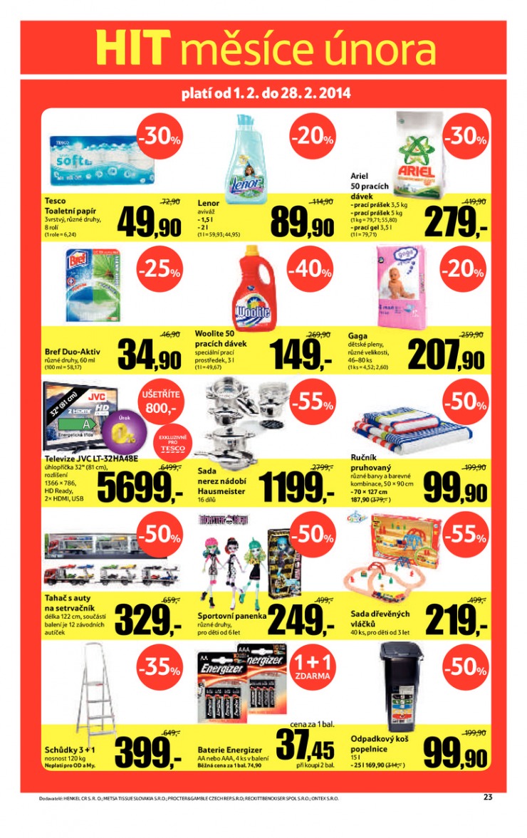 let�k Tesco velk� hypermarkety od 5.2.2014 strana 1