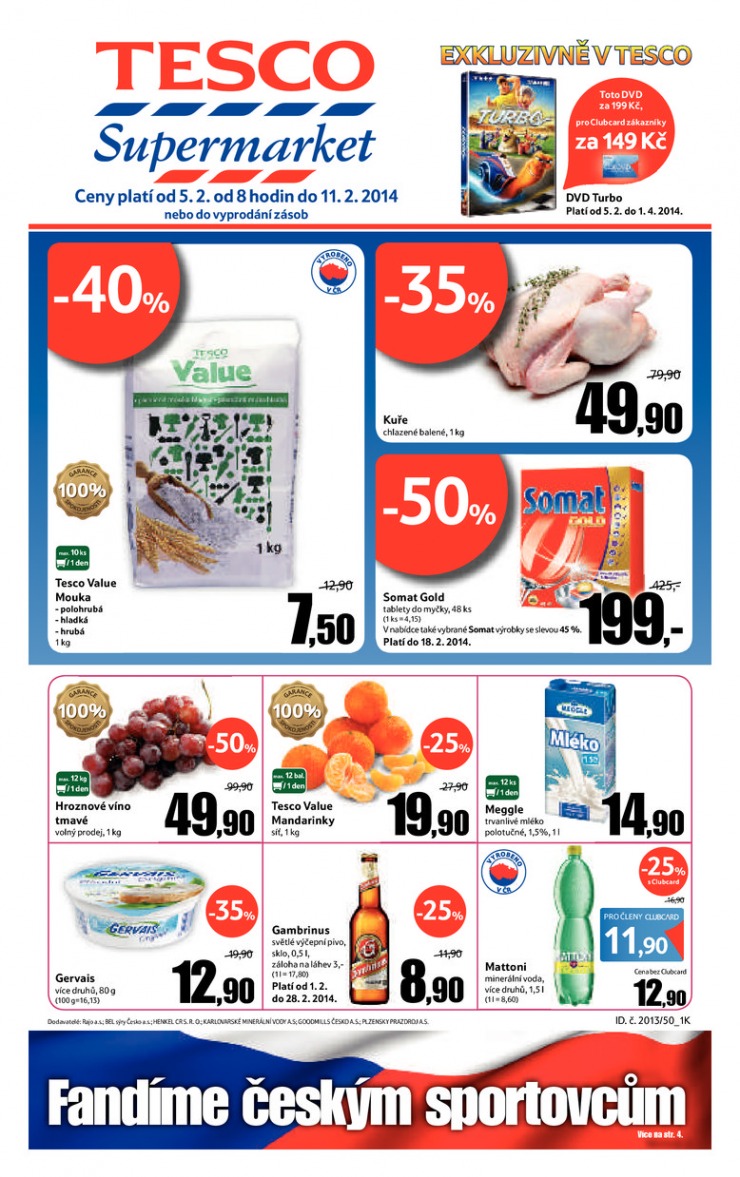 letk Tesco supermarkety od 5.2.2014 strana 1