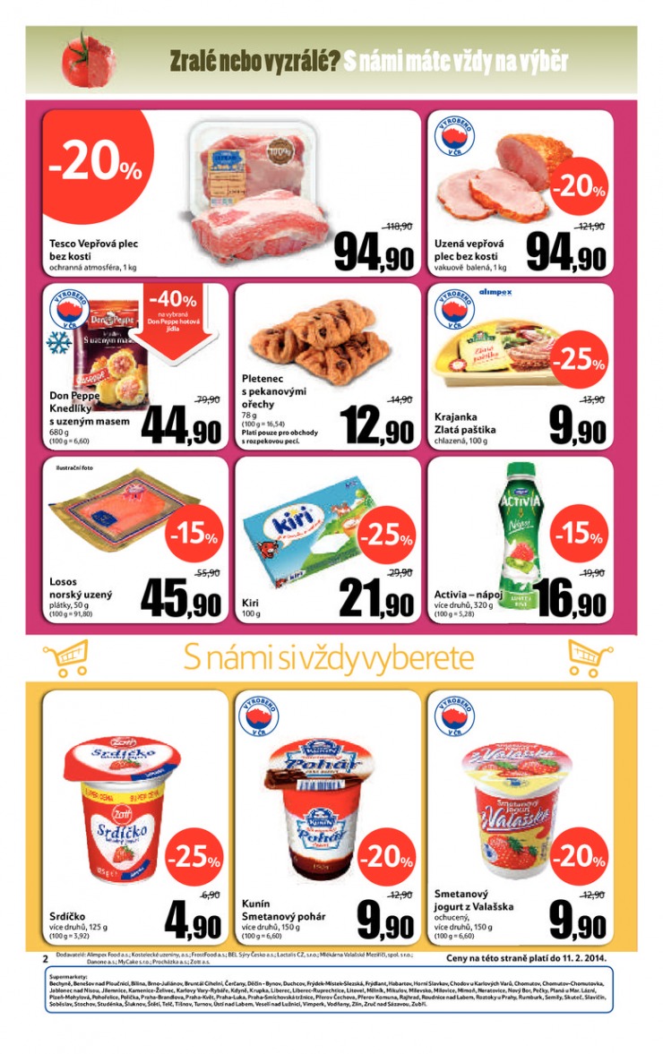 leták Tesco supermarkety od 5.2.2014 strana 1 leták Tesco supermarkety od 5.2.2014 strana 1