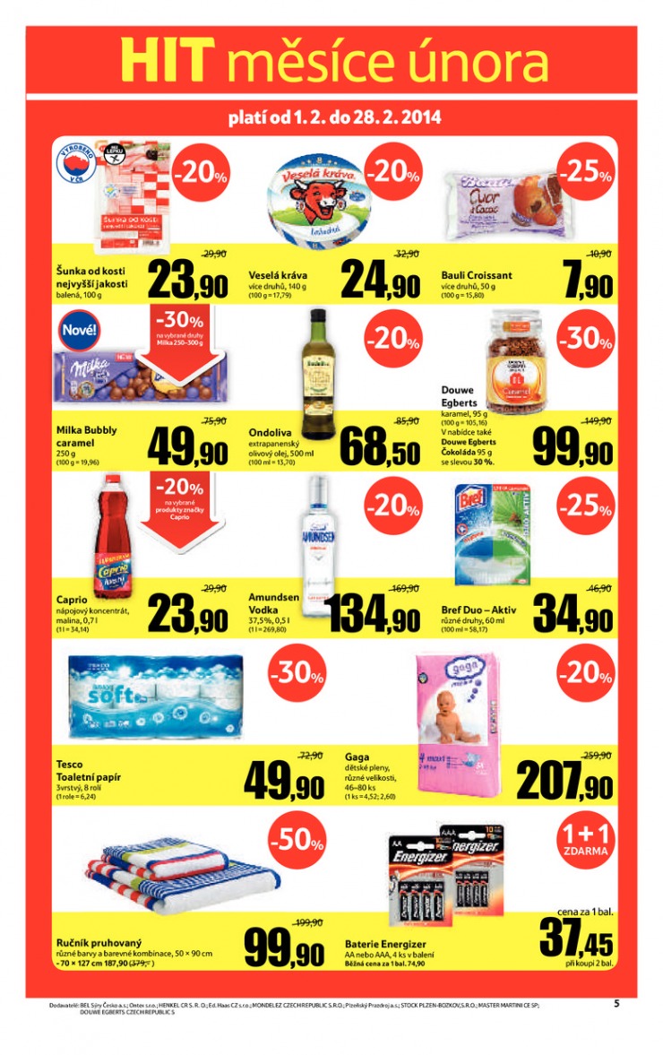 let�k Tesco supermarkety od 5.2.2014 strana 1