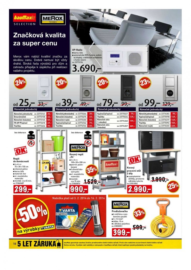 let�k Baumax Aktu�ln� m�s��n� let�k od 3.2.2014 strana 1