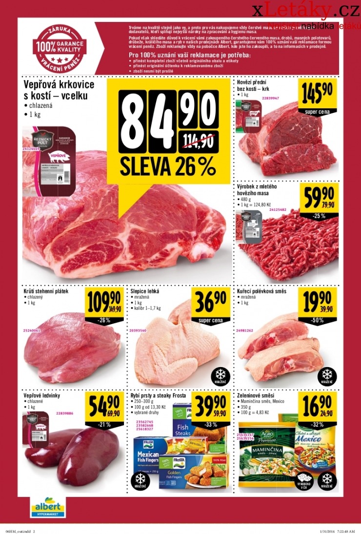 leták Albert Hypermarket akční leták strana 1 leták Albert Hypermarket akční leták strana 1